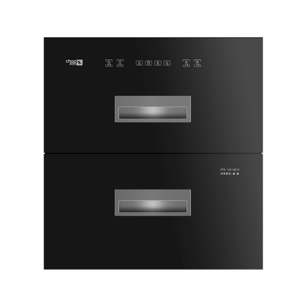 沐鸣2（chaoren）消毒柜Q013家用厨房紫外线杀菌嵌入式120L大容量消毒碗柜